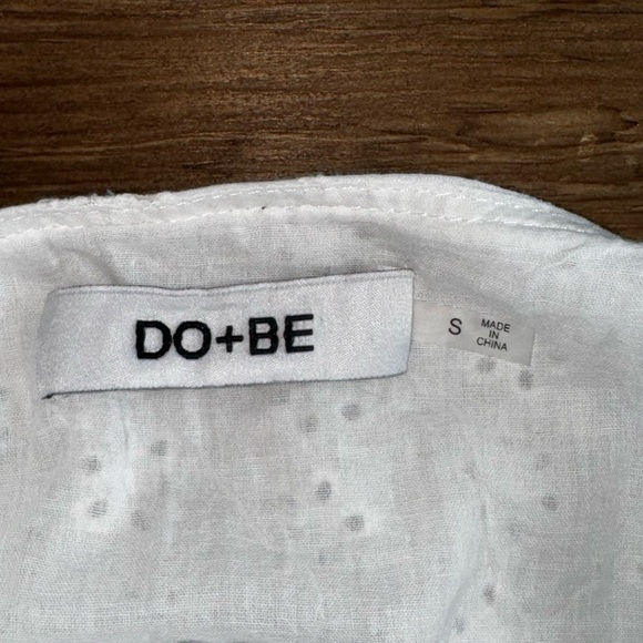 DO+BE 3-tiered white eyelet miniskirt women small - Picture 11 of 11